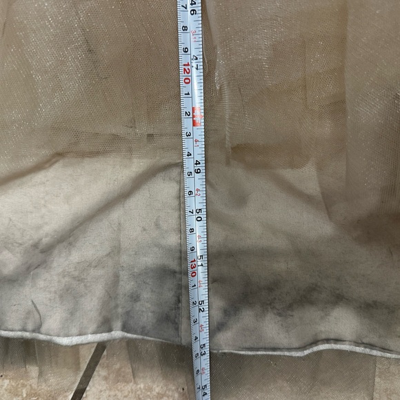 Jovani Strapless Beaded Champagne Mermaid Gown *Prom *Bridal - Picture 12 of 13